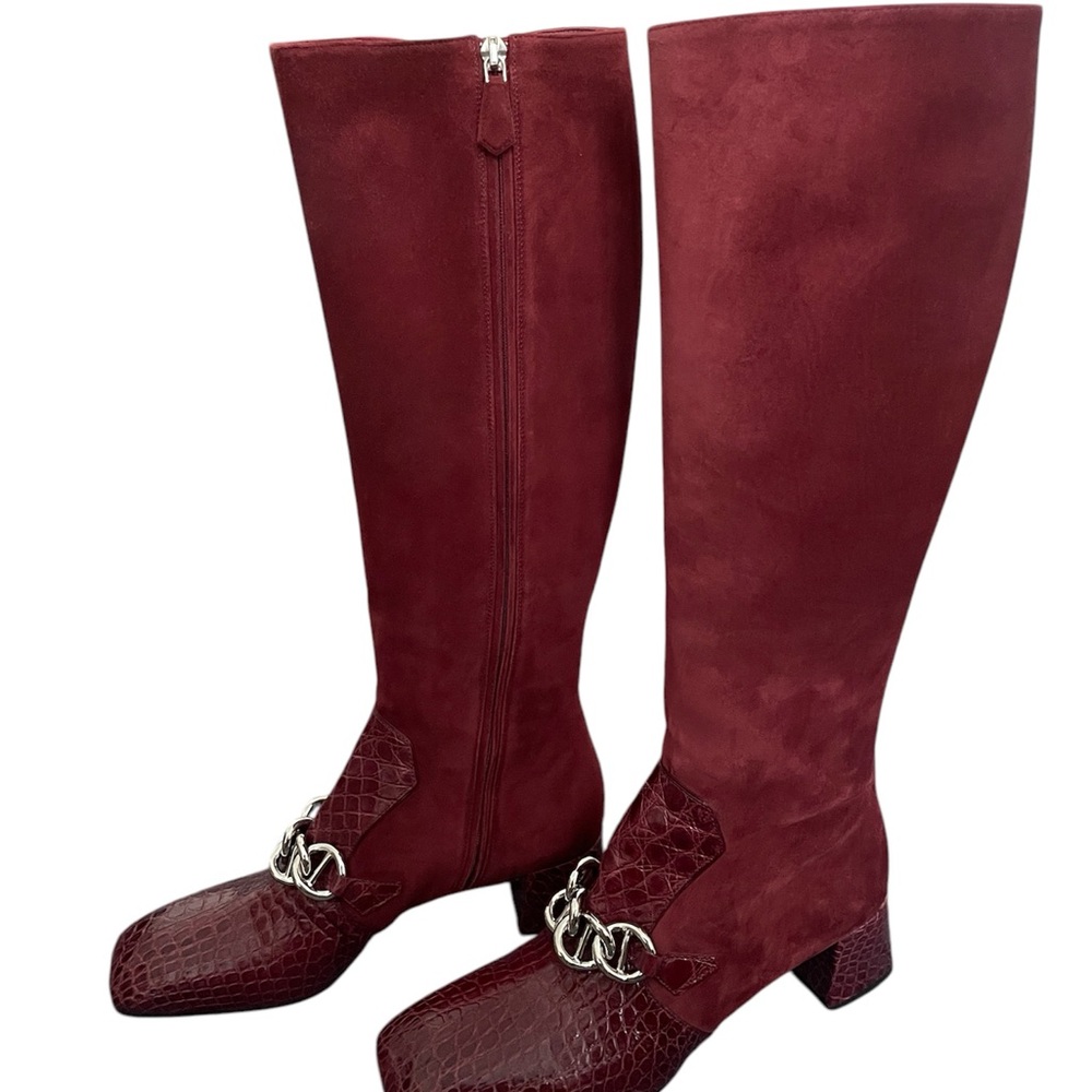 Vintage Prada Knee High Boots. Size 39
